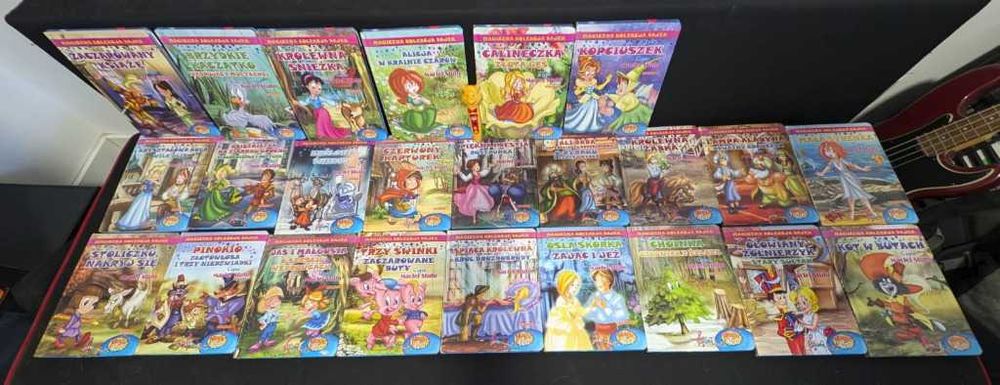 Magiczna Kolekcja Bajek - duży zestaw z piórem (24 książki)