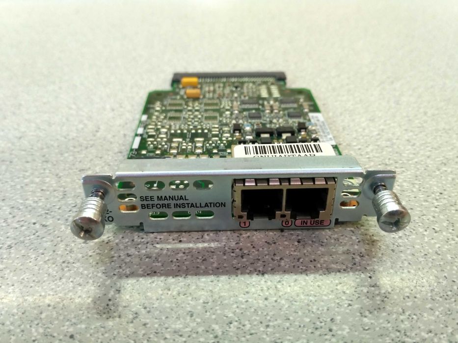 Модуль Cisco VIC2-2FXO Two-port Voice Interface Card