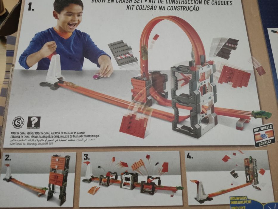 Hot Wheels  construction crash kit