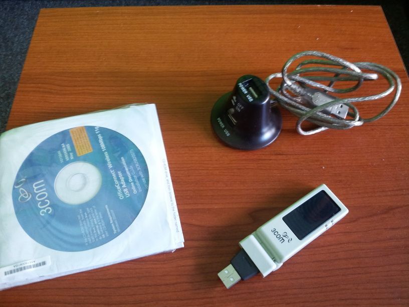 Adapter USB modem Wi-Fi WiFi karta 3Com 3CRUSB20075
