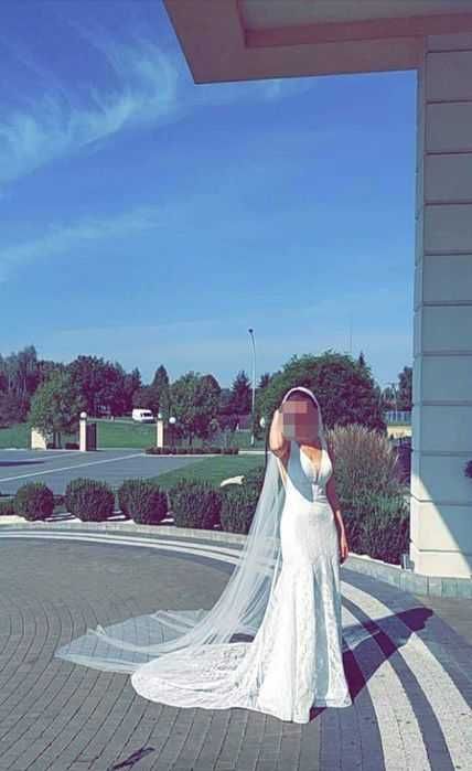 Suknia ślubna fulara&żywczyk 34 xs