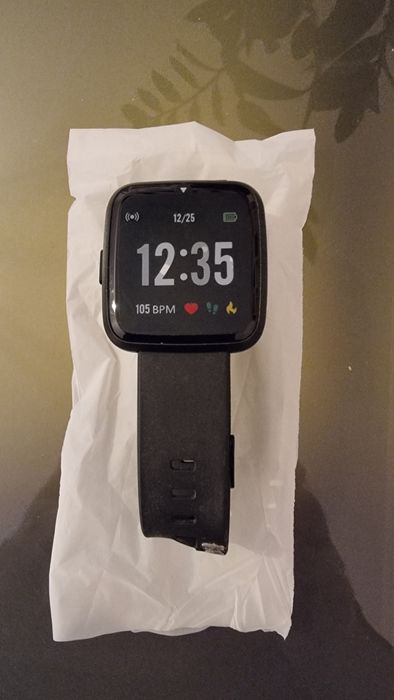 Smartwatch Fitbit Versa Preto, Lêr Descrição!