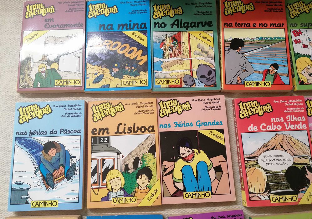 Livros "Uma Aventura", Enid Blyton, 17 un, tudo por 10€