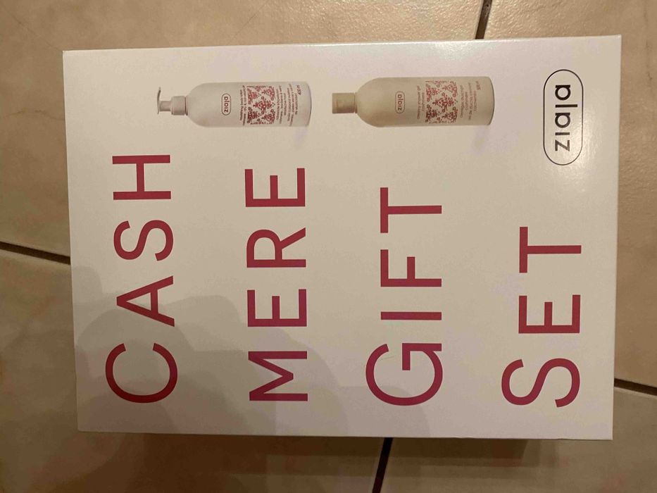 Ziaja Cashmere gift set zestaw body lotion 400 ml i shower gel 500 ml żel pod prysznic