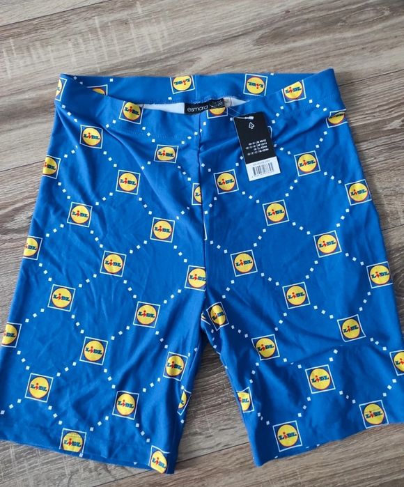 Getry krótkie kolarki leginsy elastyczne logo lidl