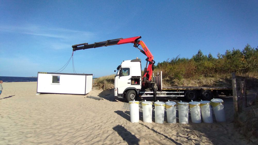 TRANSPORT HDS DŁUGI 18m  łodzie kontenery domki holenderskie