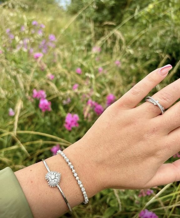 Браслет Swarovski серце м