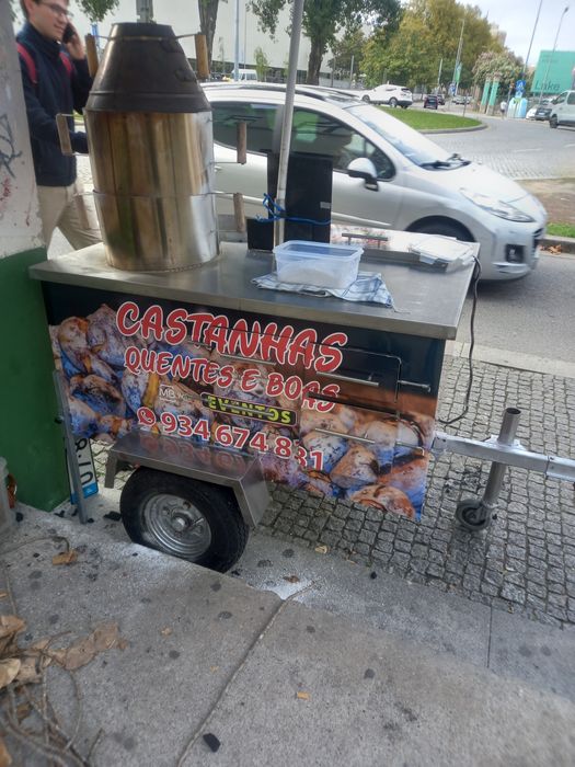 Venha provar nossa castanhas quentes boas faco emventos escolas