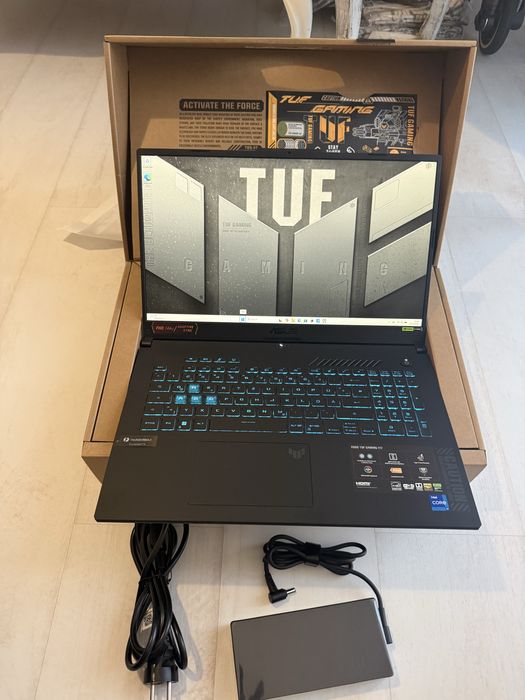 NOWY ASUS TUF F17 i7 13620H 16GB DDR5 NVIDIA GeForce RTX 4070 1TB