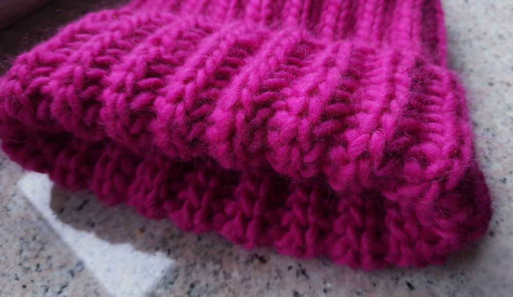 Zimowe grube ciepłe czapki wełniane beanie rękodzieło handmade