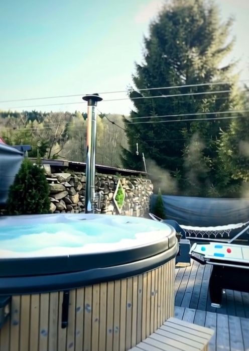 Dom do wynajęcia/nocleg - Rzeczka, Góry Sowie,  balia/jacuzzi, bilard