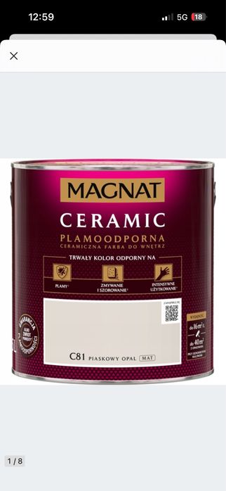Farba Magnat Piaskowy opal 2,5 l