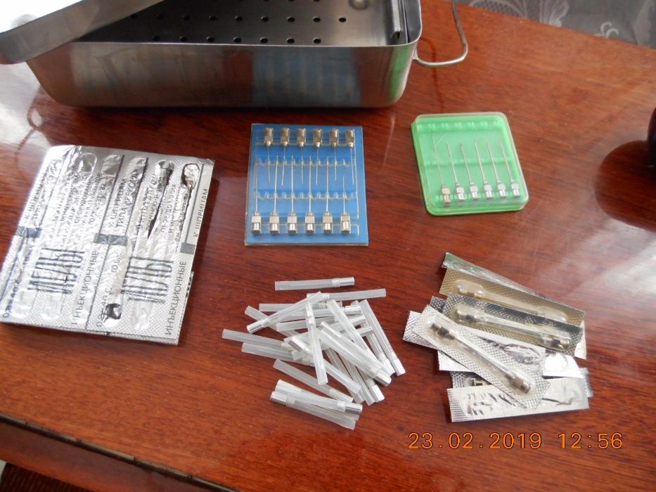 Иглы иньекционные многоразового пользования. СССР. системы. НОВЫЕ!!!