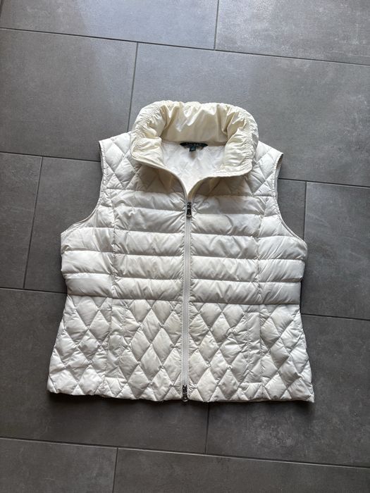 Kremowy bezrękawnik Lauren Ralph Lauren