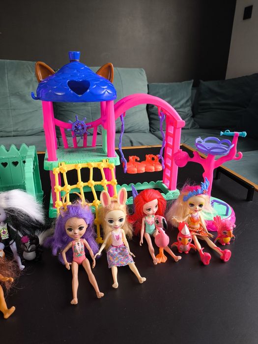 Duży zestaw Enchantimals