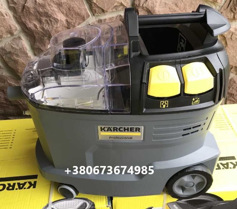 Миючий пилосос Karcher puzzi 8/1 +хімія. Моющий пылесос для химчистки кершер