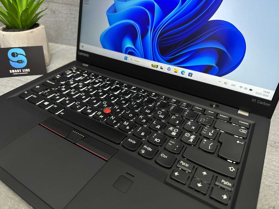 16gb ddr3/512gb ssd/Мультимедійний ноутбук Lenovo X1 Carbon Gen 5