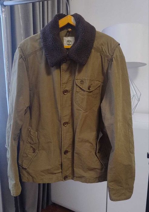 Мужская демисезонная милитари куртка Timberlend цвет хаки