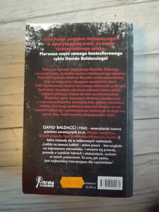 Baldacci David  zestaw Dzień zero-Ściana