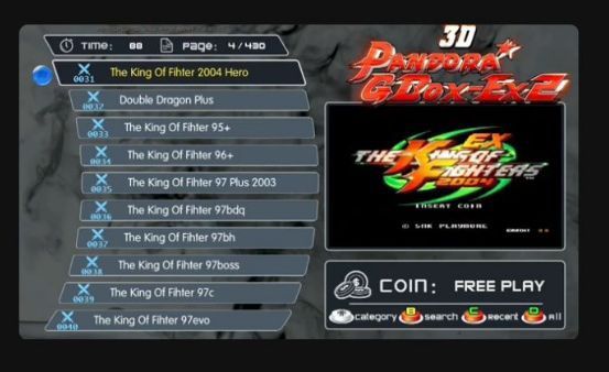 Arcade Jogos em cartão SD