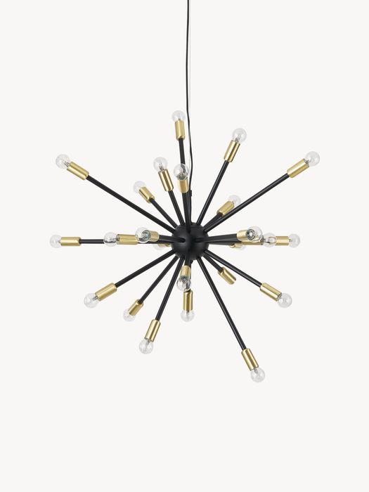 Lampa wisząca Westwing SPIKE 90 cm – Gold/Black – Okazja!
