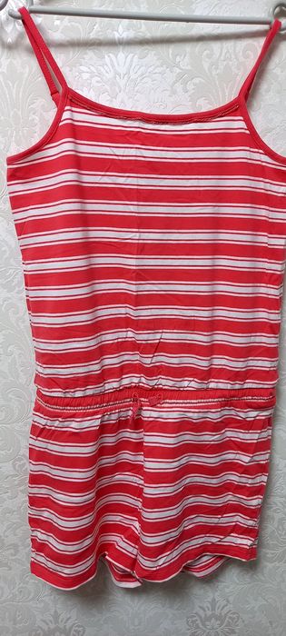 Kombinezon s.Oliver różowo biały w paski Nowy rozm.36