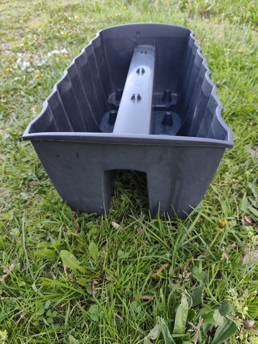 Doniczka  Crown na balustradę balkon antracytowa dł. 58,5 cm