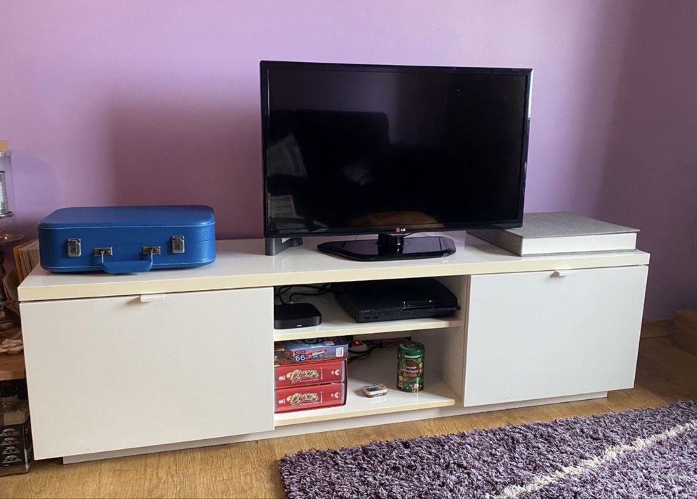 Móvel TV  160 cm – Branco