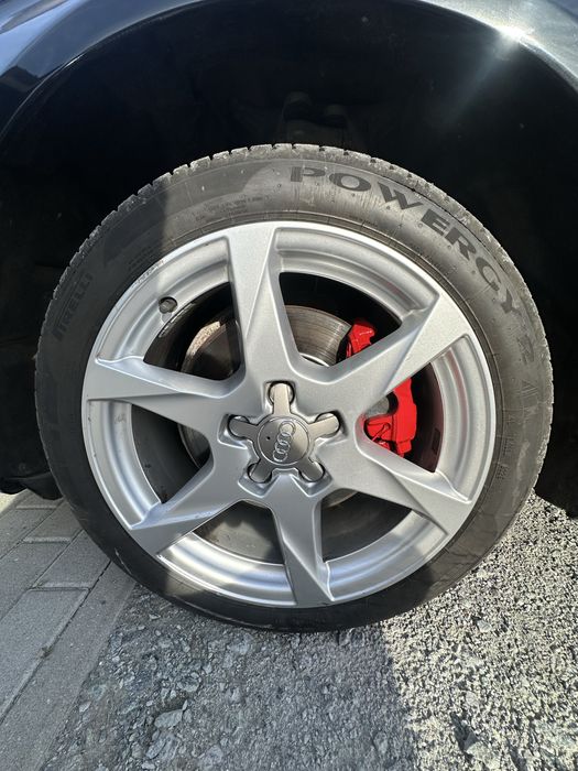 Felgi Audi z nowymi oponami letnimi pirelli 225/45/17