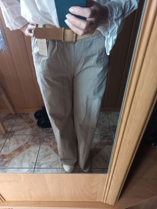 Spodnie szeroka nogawka