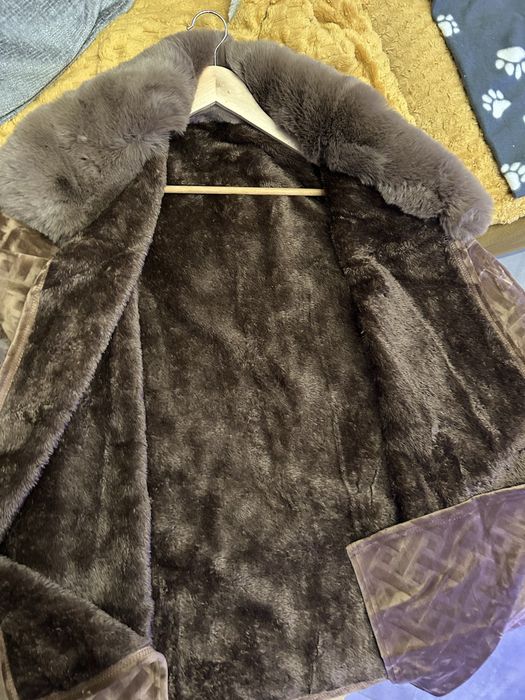 Futerkowe poncho