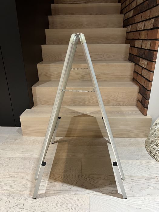 Potykacz rekalmowy, stojak, plakatownik 70x50 wysoki 85 cm aluminiowy