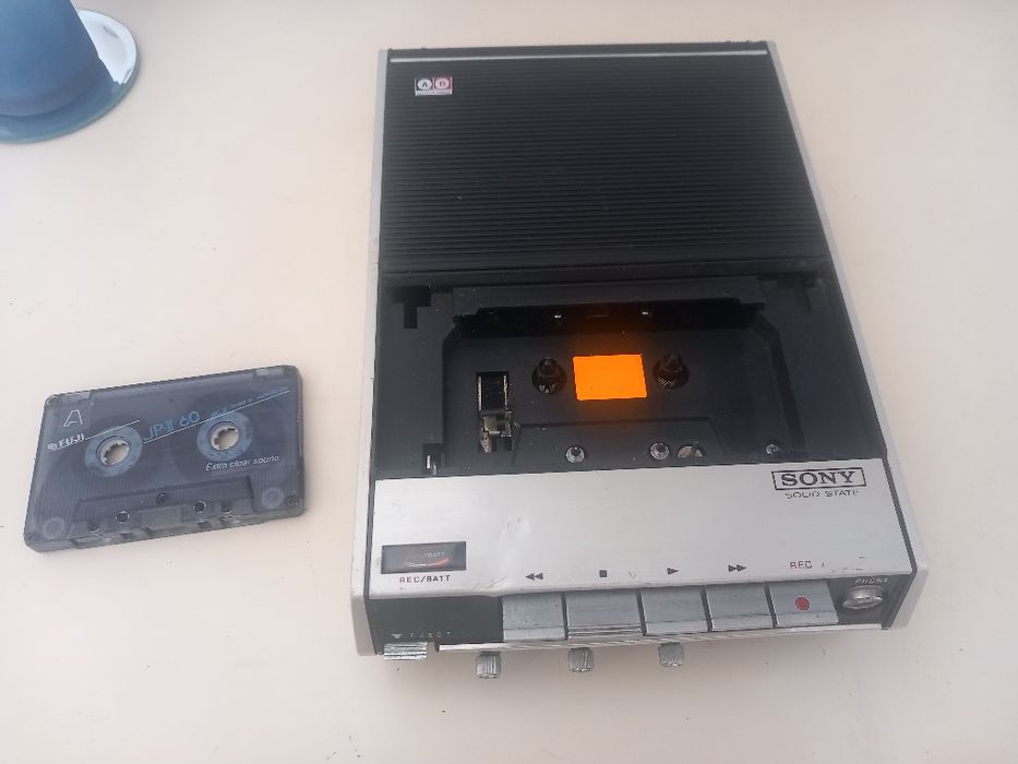 Sony cassette recorder dos anos 70