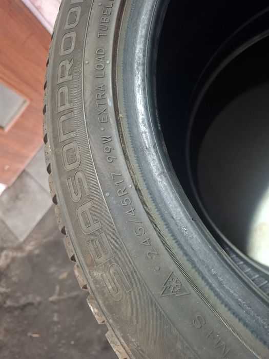 Opony 17 cali 245/45r17 wielosezonowe bdb stan