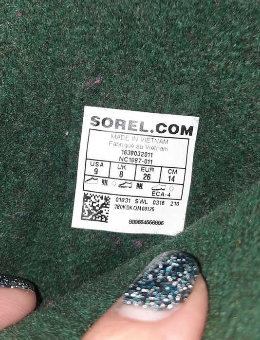Фирменные ботинки Sorel Waterproof Оригинал