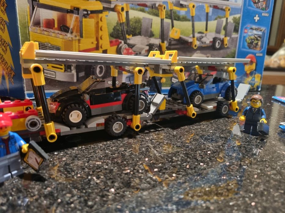 Klocki LEGO CITY 66523 Laweta lora z samochodami 3w1 MEGA zestaw