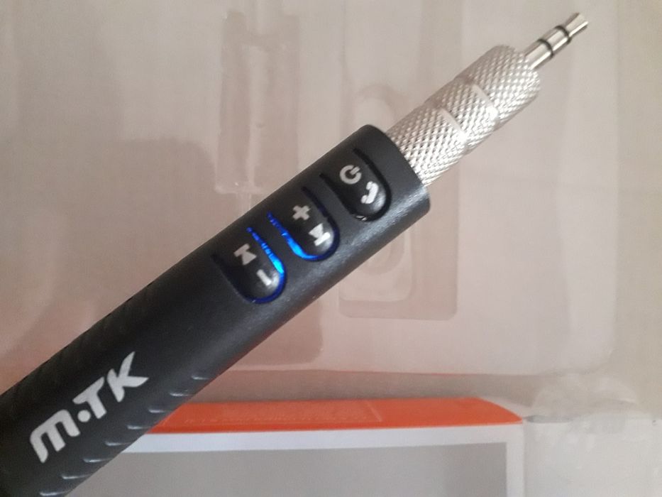 Novo Receptor Áudio Bluetooth 
- Adaptador 3.5mm, macho/ macho