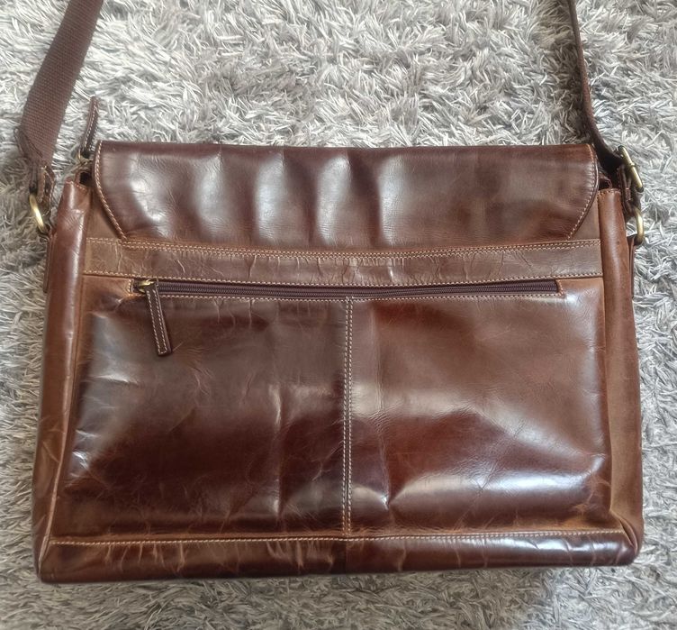 Torba męska skórzana Hunter Brązowa Betlewski