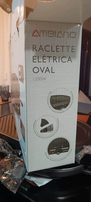 Vendo raquVendo raclette elétrica oval nova com caixa
