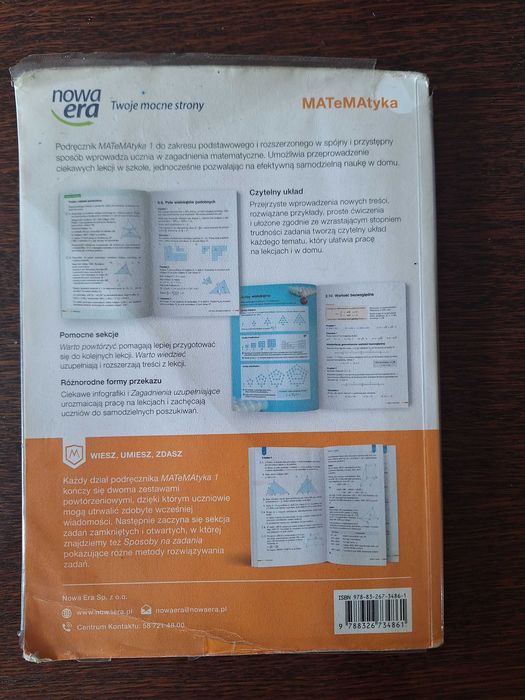 Matematyka klasa 1 zakres podstawowy i rozszerzony