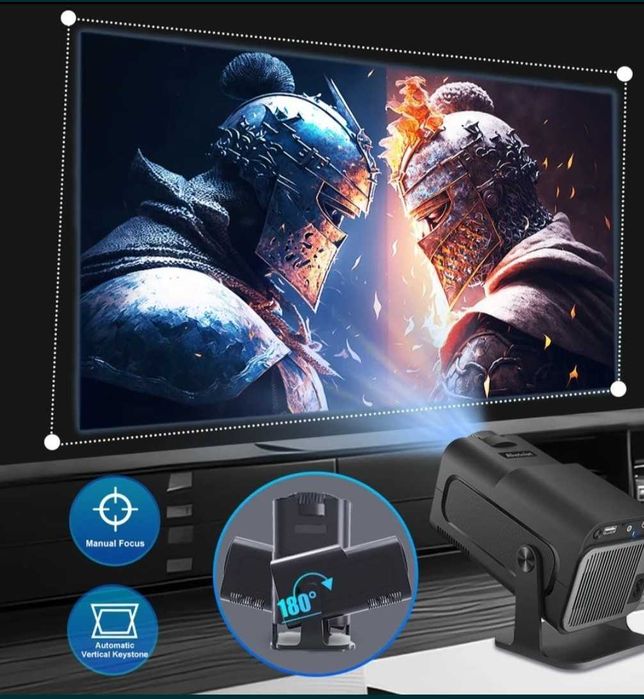 Projetor magcubic Android 11 e de 390 Ansi lumens