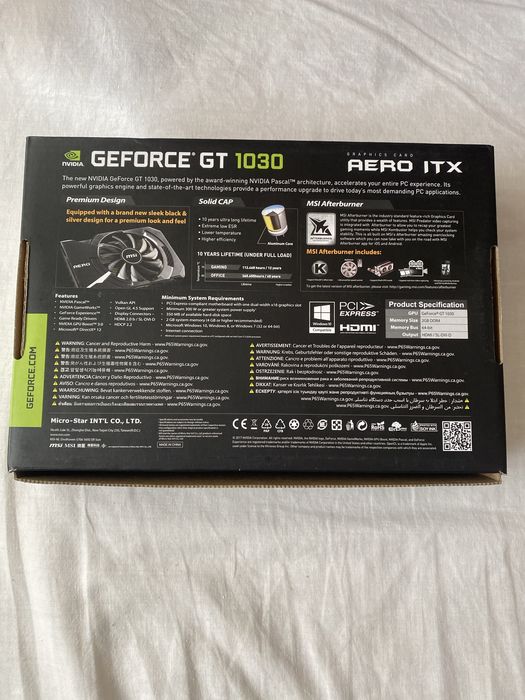 Geforce Gt 1030 Aero ITX
