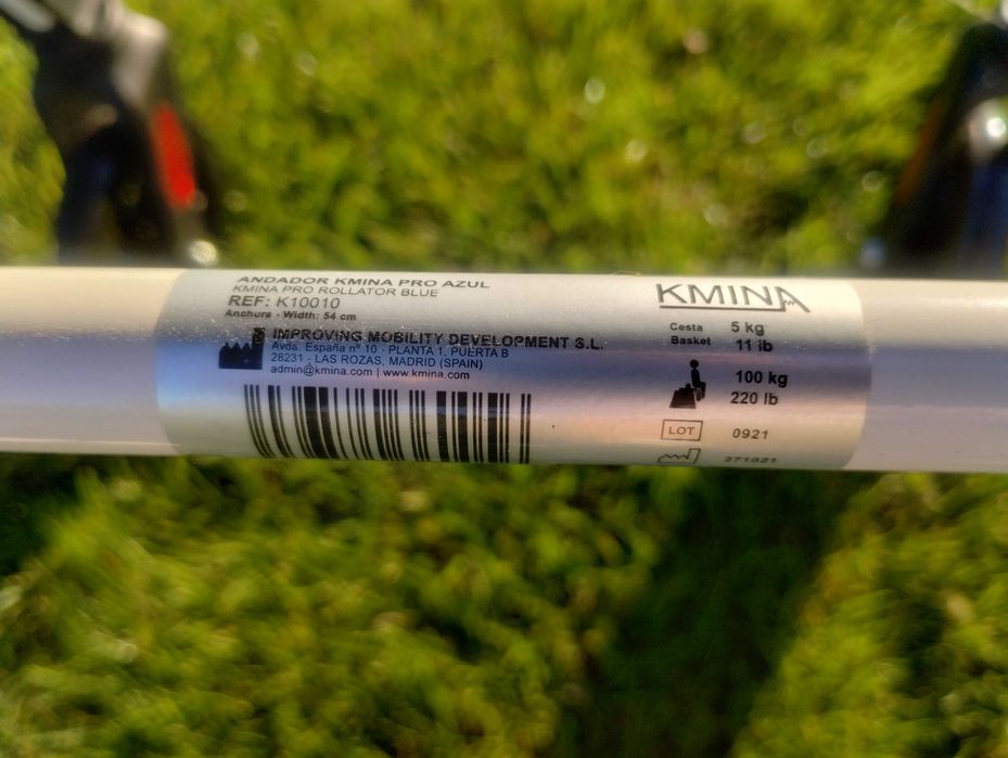 Balkonik aluminiowy biały KMINA.