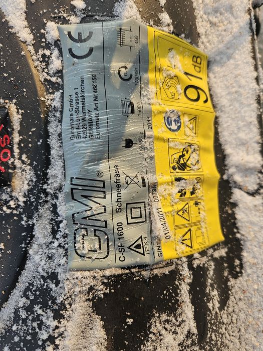 Odśnieżarka do śniegu CMI