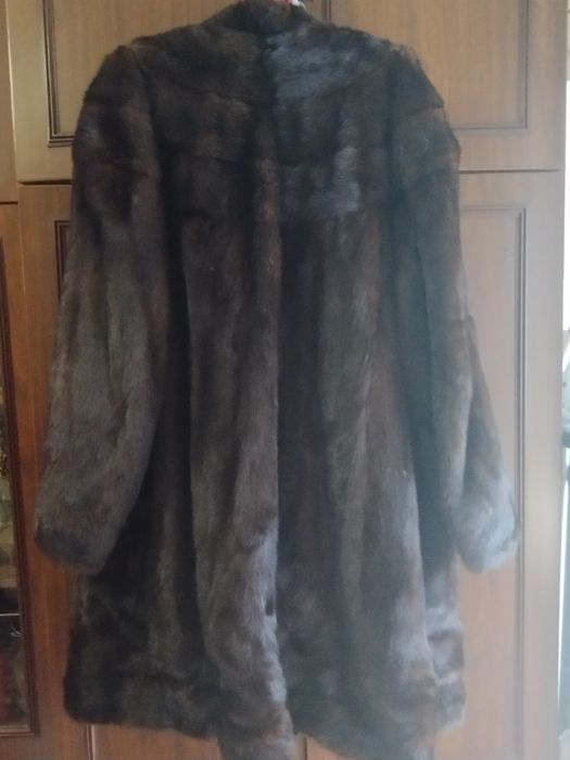 Шуба норковая, длинношерстная
