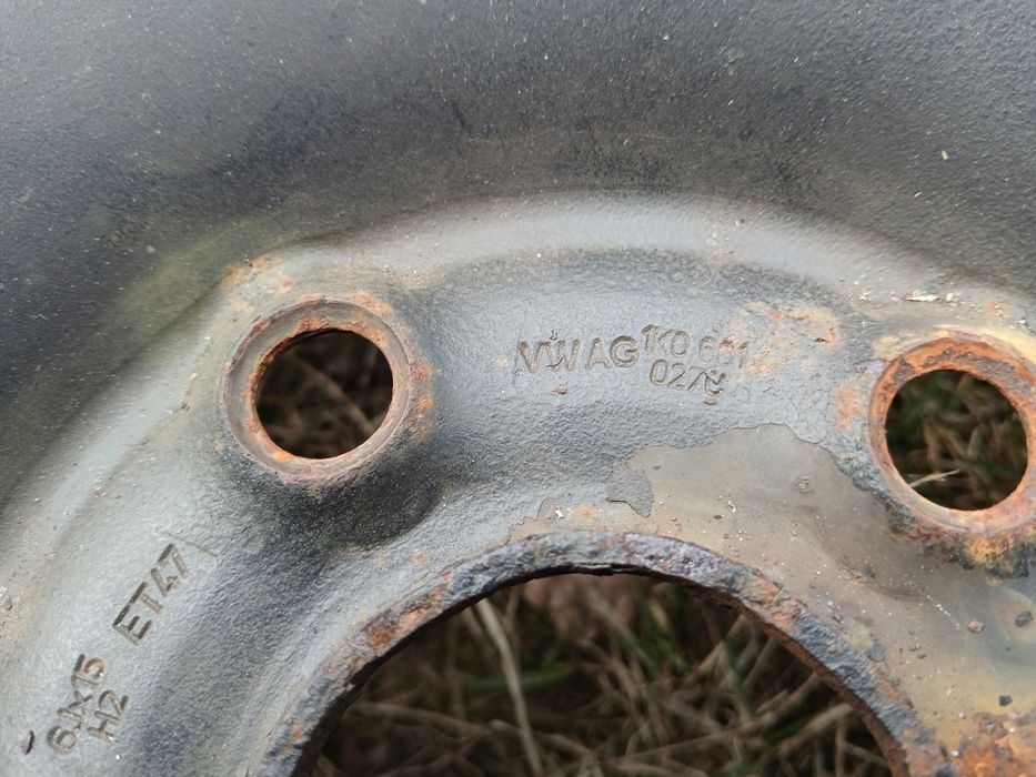 Felgi stalowe 15 cali oryginalne VOLKSWAGEN 5x112!! MONTAŻ!!