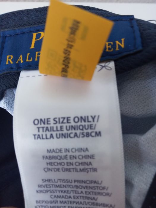 Nowa oryginalna przeciwdeszczowa czapka z daszkiem Ralph Lauren Polo