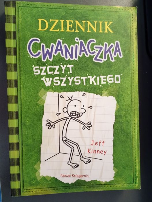 ,,Dziennik Cwaniaczka"  Jeff Kinney - 7 książek