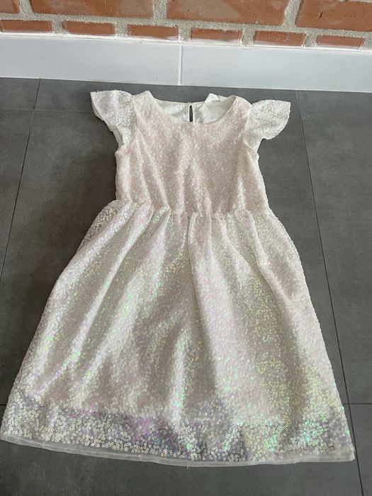 Святкова сукня в паєтках h&m для дівчинки 128 см 7-8 років