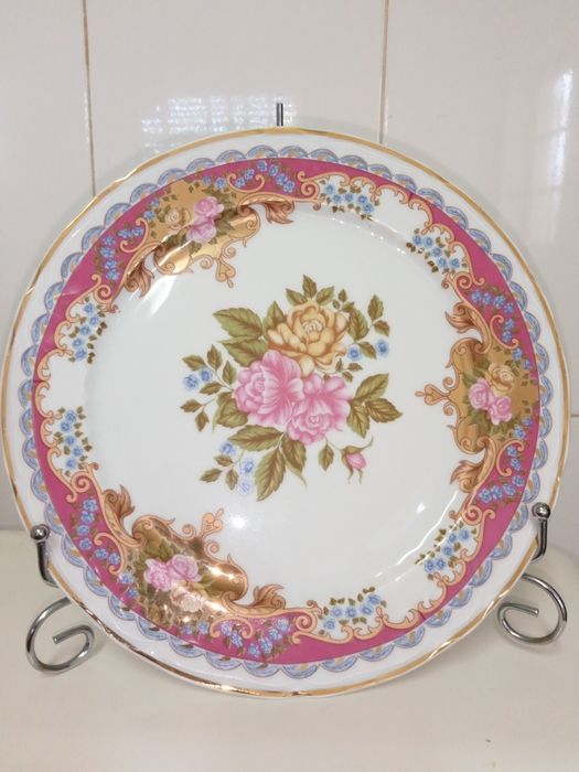 Dois pratos floridos